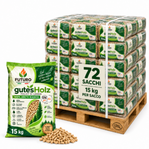 Pellet Futuro gutesHolz – Bancale 72 sacchi da 15 kg