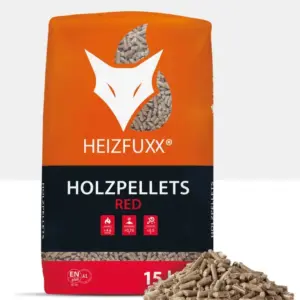 Pellet Heizfuxx Red ENplus A1 6 mm – Bancale 65 sacchi da 15 kg (975 kg)